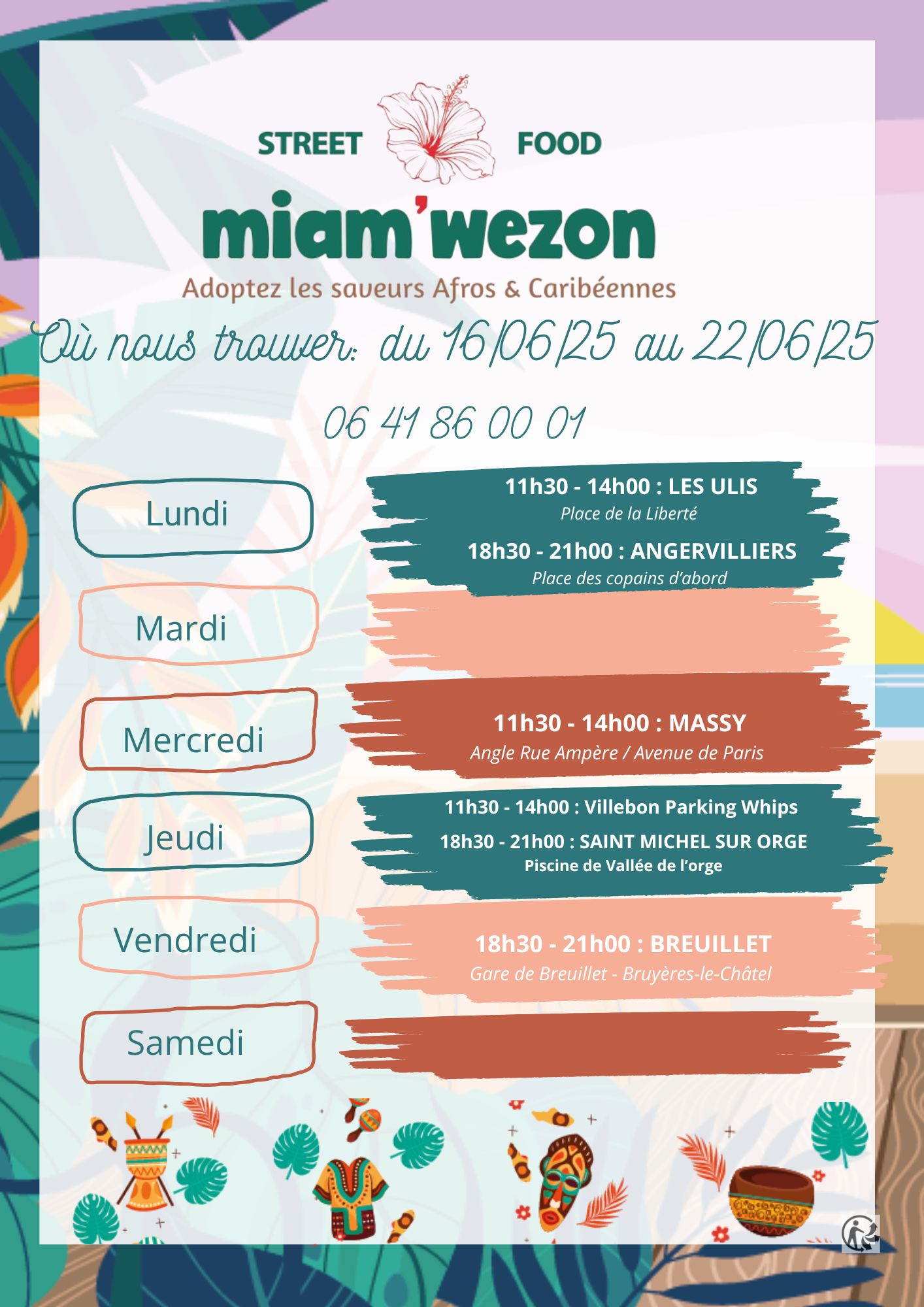 Semaine 16 juin 2025 Semaine 28 avril 2025