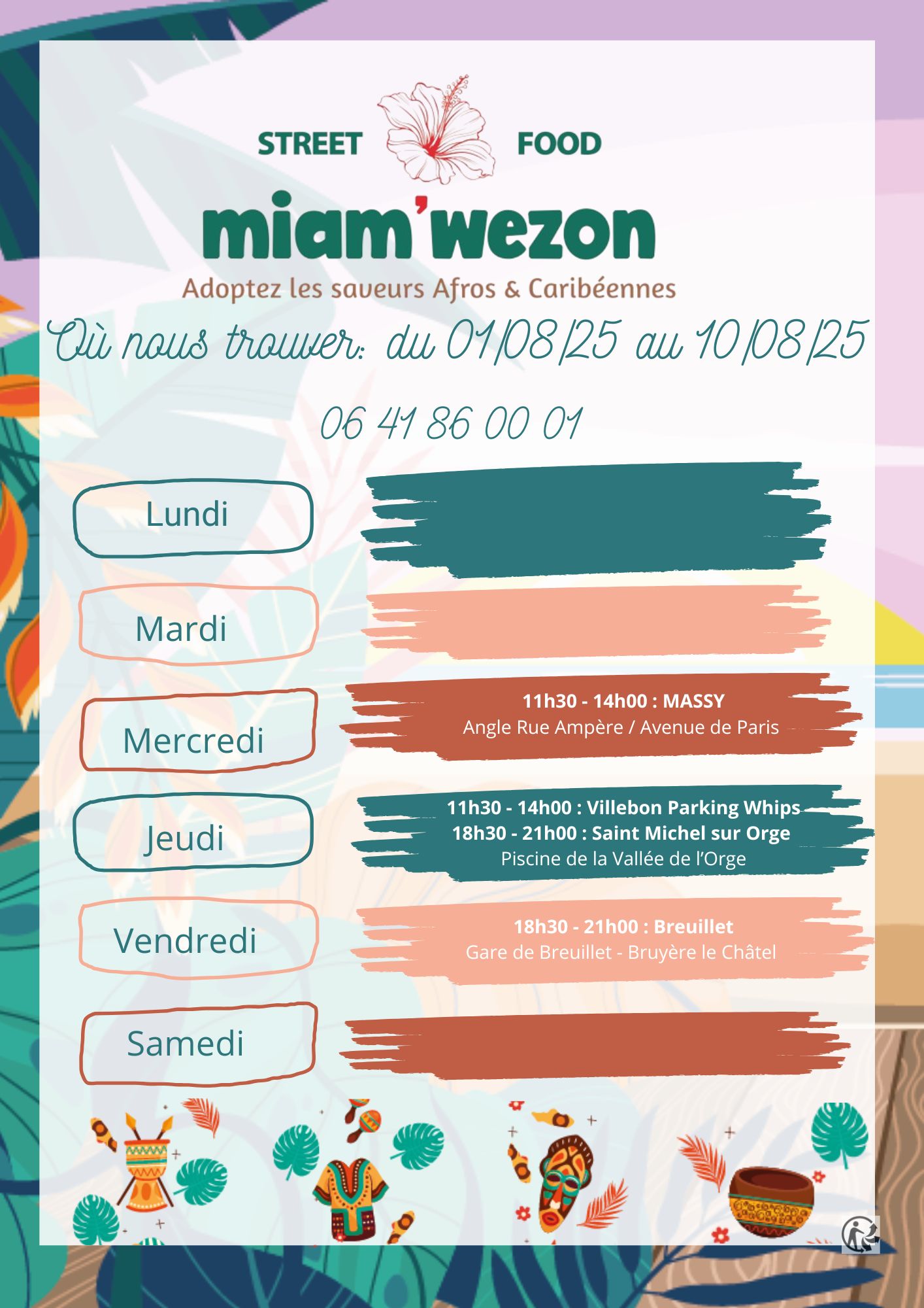Planning Juillet 2025