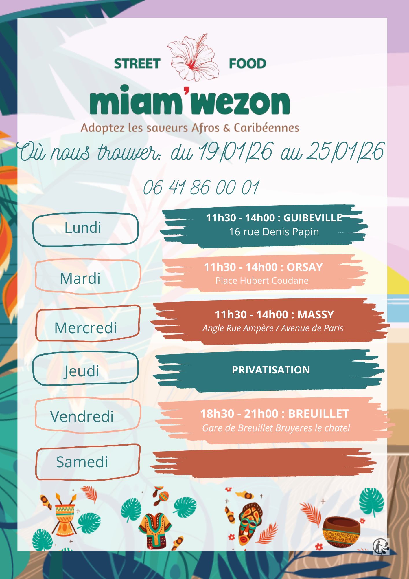 Planning Juillet 2025