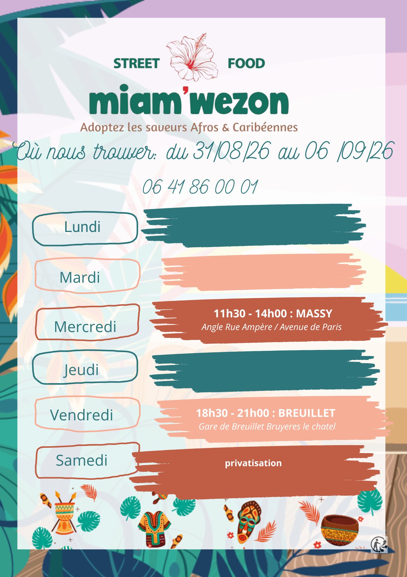 Planning Juillet 2025